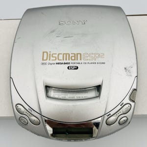 Sony Discman ESP2 MEGA BASS Portable CD Player D-E200 - For Parts or Repair