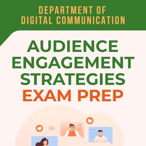 Audience Engagement Strategies Exam Prep | MCQs with Explanations | Digital Communication Study Guide | Pass First Time | Digital Download