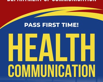 Guide d'étude numérique sur la communication en santé | Notes de communication médicale | Apprendre les techniques de communication sur la santé | Préparation à l'examen académique | Réussite du premier coup