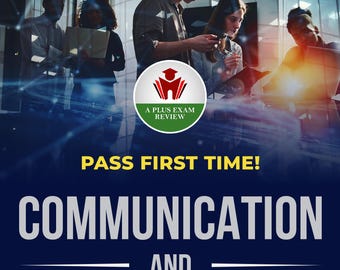 Guide de révision de l'examen de communication et de technologie | Ebook réussissez vos cours universitaires avec A Plus Exam Prep | Téléchargement numérique pour les étudiants