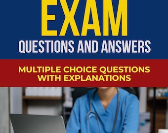 Questions d'examen d'infirmière autorisée avec réponses et explications | Pratique numérique NCLEX-RN pour étudiants en sciences infirmières, examen et préparation | Téléchargement numérique