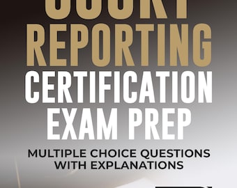 COURT REPORTING CERTIFICATION