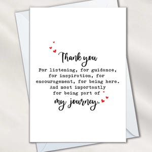 Cartes de remerciement pour professeur, cartes de remerciement pour infirmière, thérapeute, médecin, coach, doula, sage-femme, chirurgien, mentor, professeur, patron