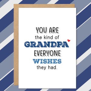 Meilleures cartes grand-père, cartes de fête des pères pour grand-père, meilleure carte grand-père, cadeaux pour grand-père, grand-père, cadeau d'une petite-fille, d'un petit-fils