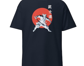 Bushido Samurai T-Shirt: Japanese Warrior Kanji Graphic