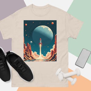 Rocket Launch to the Unknown-Space Shirt - Unisex classic tee