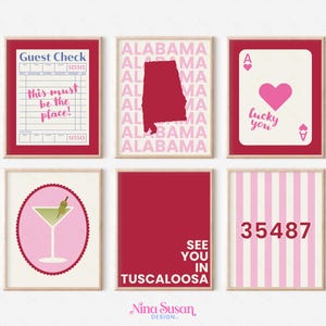 Alabama Digital Prints - Dorm Prints - Wall Decor