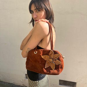 Escada Quilted Flower Handbag