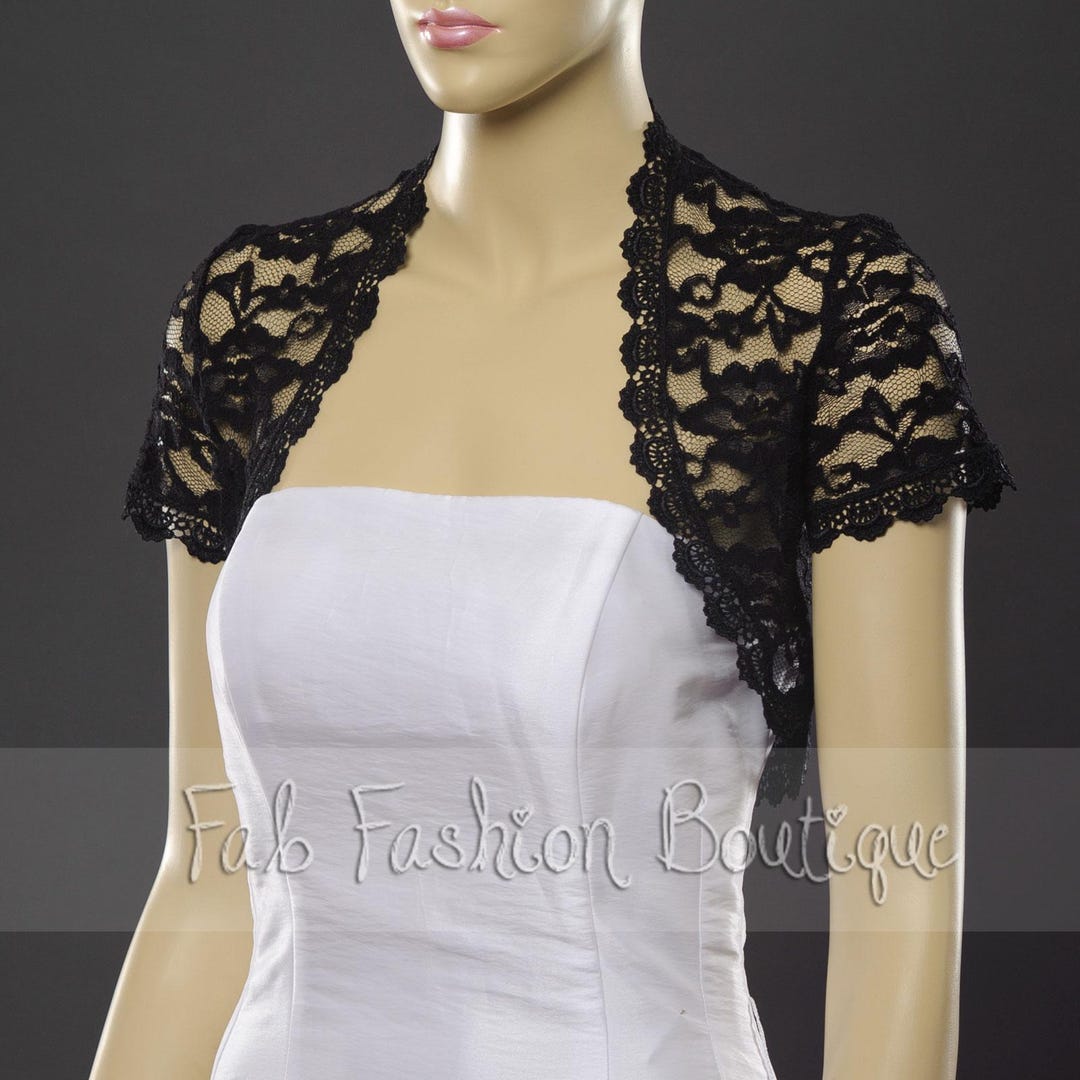 Lace Bolero Jacket Short Sleeve by COC TN167