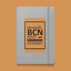 Barcelona Notebook – BCM Travel Journal | Walk the Wonder | Color Stamp Series