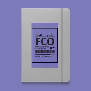 Rome Notebook – FCO Travel Journal | Built to Wonder | Color Stamp Series