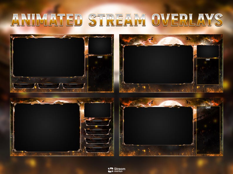 Gladiator Twitch Overlay | Animated Medieval Battle Stream | Warrior ...