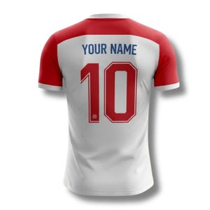 Croatia Soccer Jersey, Red White Football Top, National Team Gift image 3