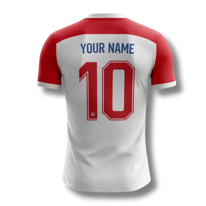 Croatia Soccer Jersey, Red White Football Top, National Team Gift image 3