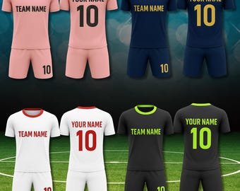 Custom Soccer Jersey Kit – Splatter Design, Personalized Team Uniform