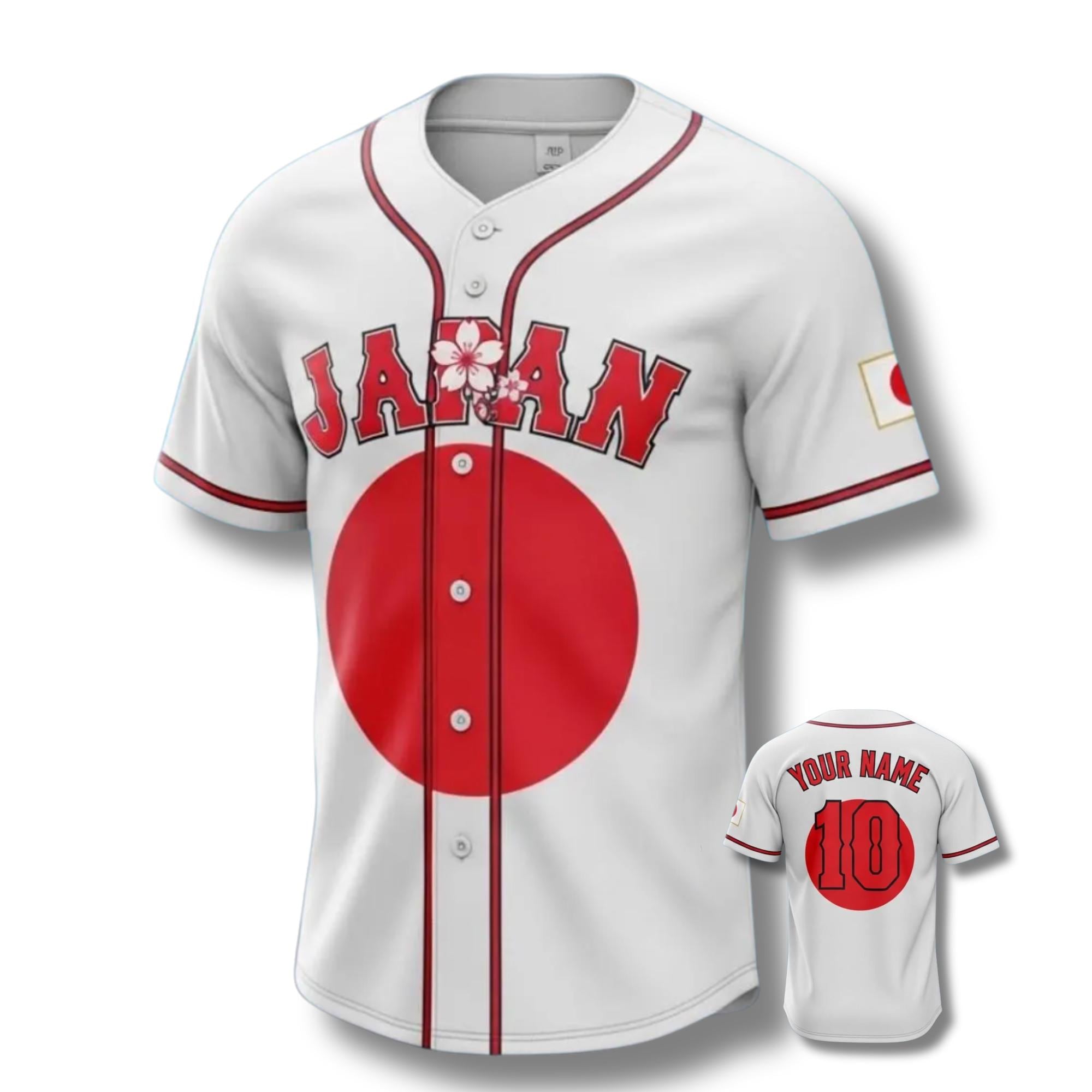Rising Sun バスケットボール ユニフォーム サイズ XL Custom Japan Baseball Jersey, Rising Sun Flag, Personalized Fan