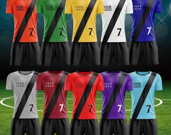 Custom Splatter Soccer Jersey Kit – Personalized Team Uniform