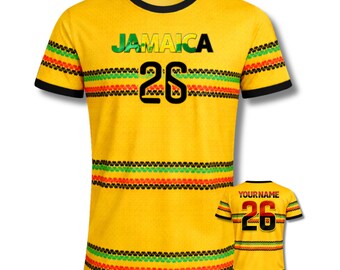 ジャマイカ公式サッカーシャツ/サッカージャージ。2021-22 アンブロ
