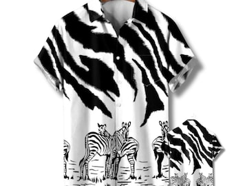 Neon Horse Hawaiian Shirt, Galaxy Lightning Aloha Top, Festival Tee