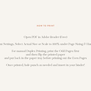 Pode incluir: Texto em fundo creme explicando como imprimir um PDF. As instru&ccedil;&otilde;es, em fonte serif, detalham os passos para o Adobe Reader, as configura&ccedil;&otilde;es de impress&atilde;o e a impress&atilde;o duplex manual. Medidas em cm.