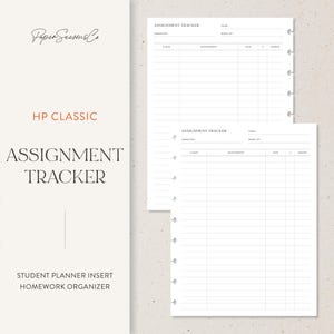 Planificador HP Classic/Seguimiento de tareas, organizador de tareas para estudiantes