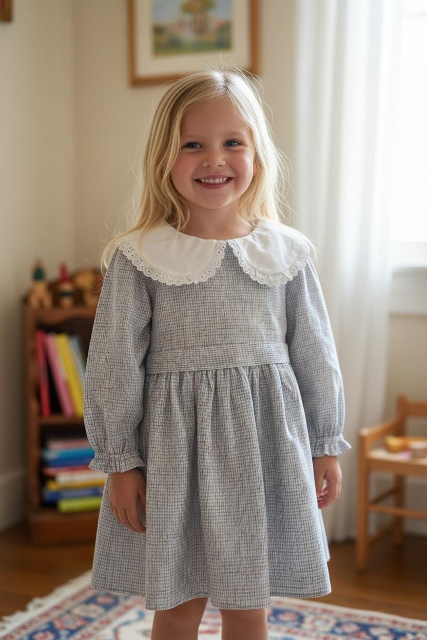 Grey School Pinafore - Etsy