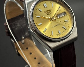 ヴィンテージ セイコー レディース 自動巻き腕時計：ゴールドメッキ