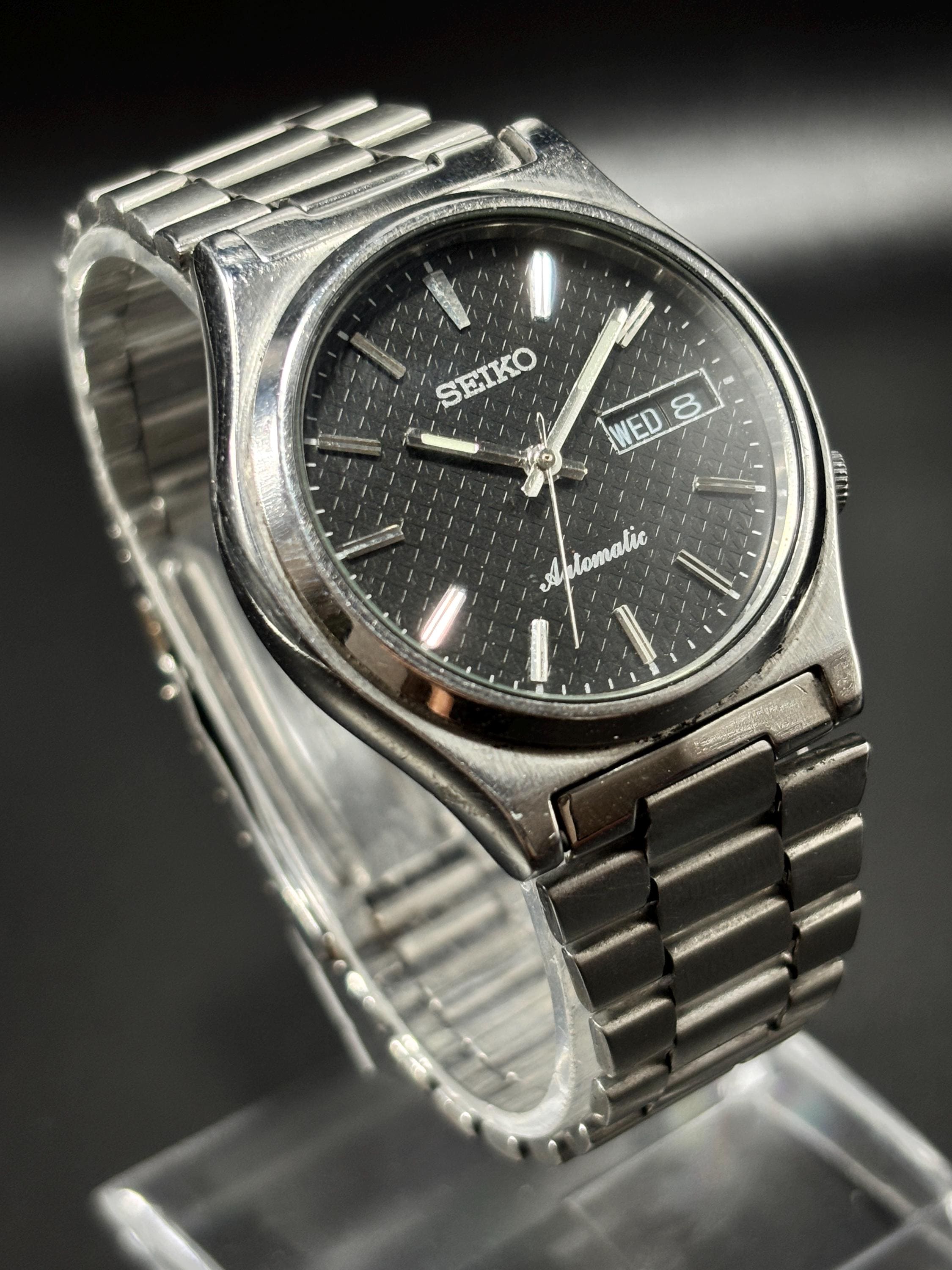 Vintage Seiko 5 Men's Automatic stainless steel Wrist watch 7009A Japan made, serviced, working, Gift for him, father, Friends