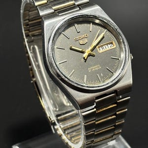 Vintage Seiko 5 Men&#39;s Automatic 7s26A-Ref Day/Date Japanese Watch, Running condition, Gift for him