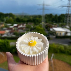 Daisy Candle, perfect for gifting / Free Shipping