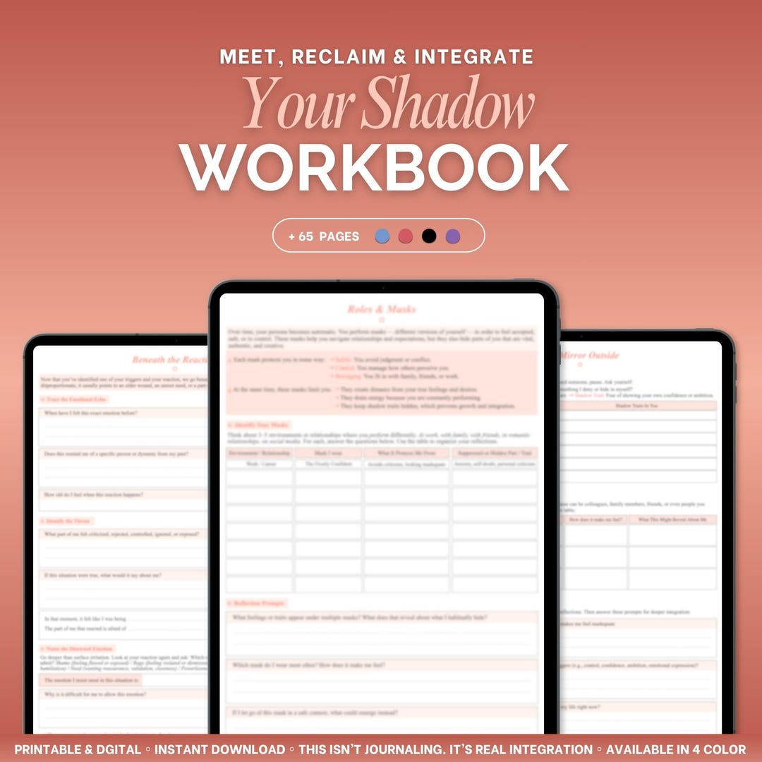Shadow Work Journal | Shadow Workbook PDF and Digital | shadow Work ...
