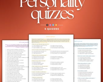 Personality & Identity Quiz, Self Discovery Adult Quizzes, Discover Your Personality Type, Self Discovery Questions to Get to Know Yourself
