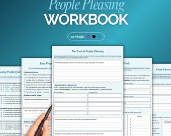Boundaries Workbook, Setting Personal & Healthy Boundaries | Self Help Communication Tools and Boundaries Setting Scripts for People Pleaser