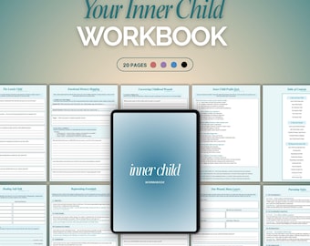 Inner Child Workbook | Shadow Work & Inner Child Self Therapy | Self Healing Workbook for Inner Child | Mental Health and Wellness Journal