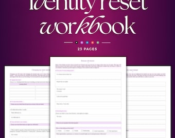 Identity Reset Workbook | Find Yourself, Self Discovery Journal for Life Changes, Personal Growth & Identity Shift | Goodnotes self help