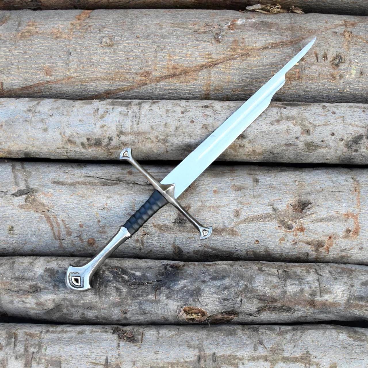Aragorn Narsil Schwert R.B. Trading Aragorns Schwert Narsil - 135cm  Edelstahl Herr Der Ringe Anduril Schwert, image size:1280x1280