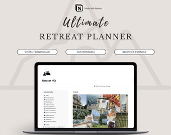 Retreat Planner Notion Template: Wellness & Event Organizer
