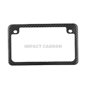 Motorcycle Carbon Fiber License Plate Frame – Lightweight & Durable