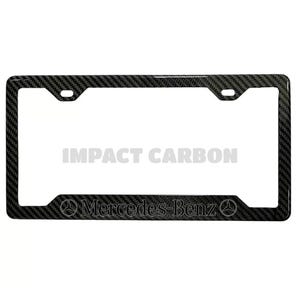 Mercedes Benz 100% REAL Carbon Fiber Plate Frame