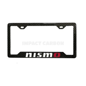 NISMO Carbon Fiber License Plate Frame – Real 3K Twill, Performance Style