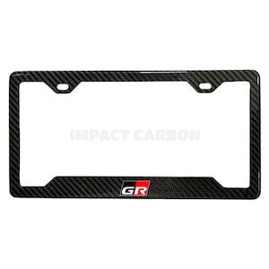 Toyota GR 100% Real Carbon Fiber License Plate Frame