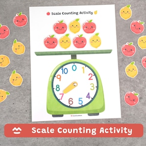 Scale Counting Activity, Preschool & Kindergarten Math, Preschool PDF