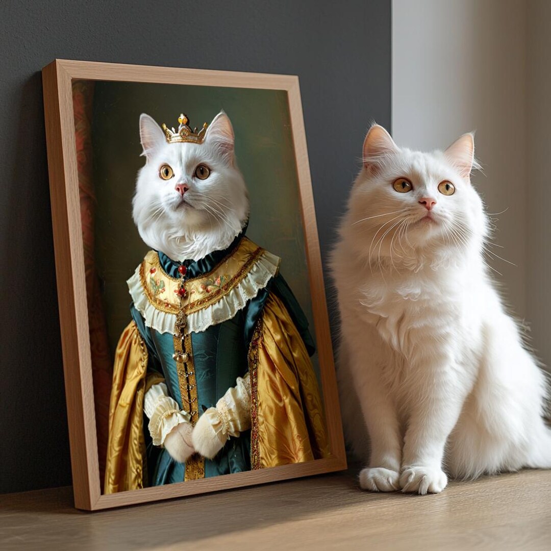 Custom Royal Pet Portrait, Renaissance Dog Painting, Portraits From ...