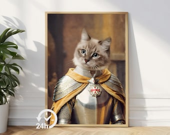 Custom Royal Pet Portrait, Renaissance Dog Painting, Portraits From Photo, Pet Lovers Gift, Regal Dog Portrait, Gift for Dog