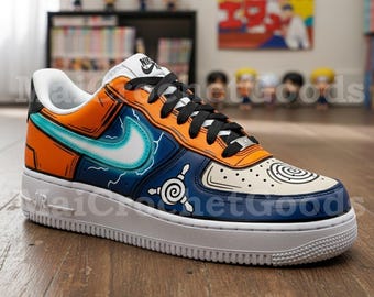 Custom Anime Ninja Sneakers | Hand-Painted Comic Shoes