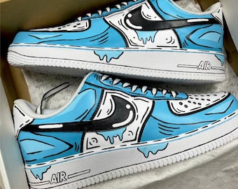 Air Force 1 Cartoon Custom White Shoes Hand Painted Sneakers  display picture 1