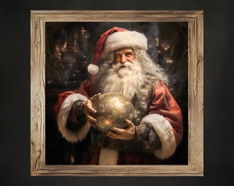 Christmas, Old World Santa, Clip Art, Sticker, Print, Digital Download File, Digital Download, Print, Card, Clip Art, High Quality