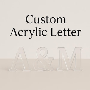Custom Laser Cut Acrylic Letters, Numbers, Wall Signage