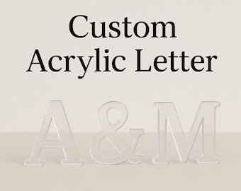 Custom Laser Cut Acrylic Letters, Numbers, Wall Signage