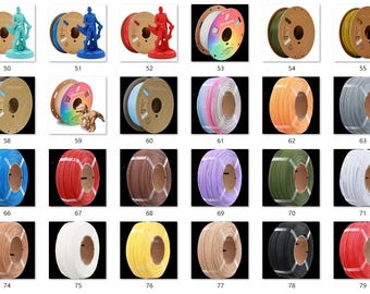 Polymaker Panchroma Matte PLA Filament 1.75mm 1kg - 2.2 lbs (Formerly PolyTerra PLA) - High Speed Matte 3D Printing Filament